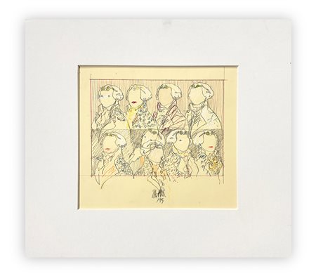 FABIO DE POLI (1947) - Senza Titolo, 1975