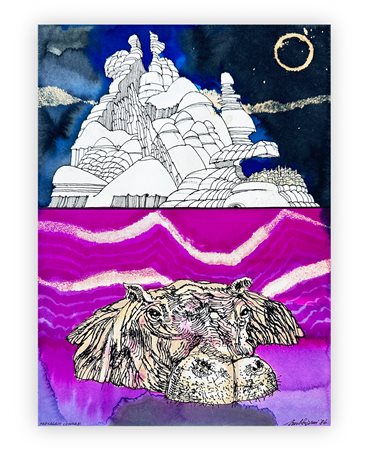 VALERIANO TRUBBIANI (1937-2020) - Paesaggio lunare, 1984