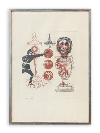 GIUSEPPE GUERRESCHI (1929-1985) - Profeta, 1969