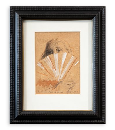 MATÍAS QUETGLAS (1946) - Mujer con abanico, 1989