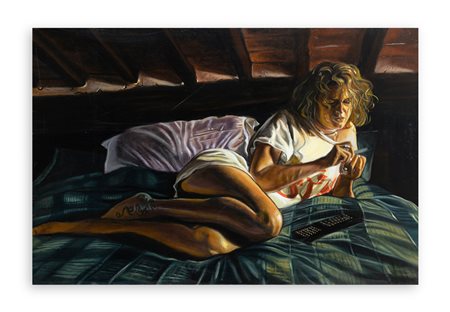 FRANCESCO FEDERIGHI (1973) - Ragazza che si lima le unghie