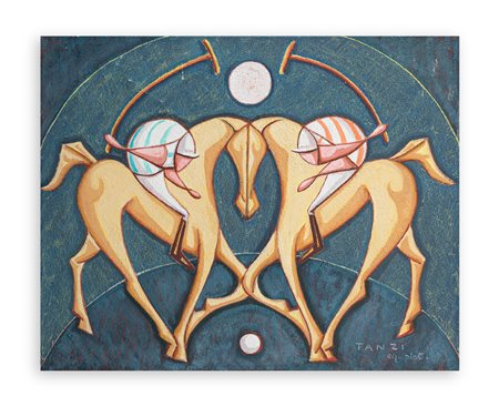 ENRICO TANZI (1909-1997)  -Gioco cosmico, 1973