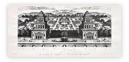 GIULIO PAOLINI (1940) - Il modello del tempio / il tempio del modello, 1986