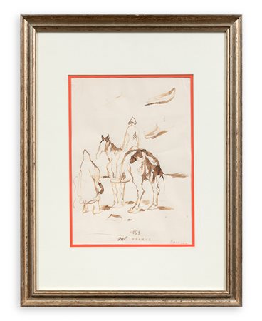 FELICE CARENA (1879-1966) - Sul mare, 1959