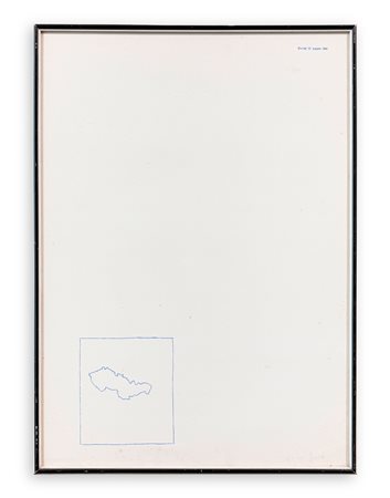 ALIGHIERO BOETTI (1940-1994) - Senza Titolo (Giovedì 22 Agosto 1968), 1971