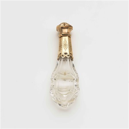 CODOGNATO VENEZIA - MILANO Portaprofumo in vetro e chiusura in oro rosso...