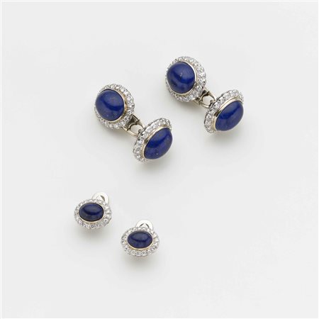 PETOCCHI- ROMA Lotto composto da due paia di gemelli di dimensione diversa,...