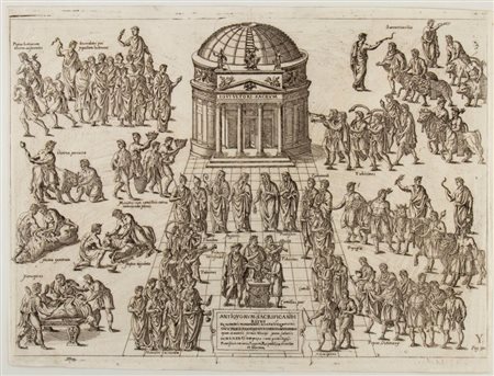 Etienne Dupérac (1535 ca. - 1604) 
Antiquorum Sacrificandi ritus... 
 