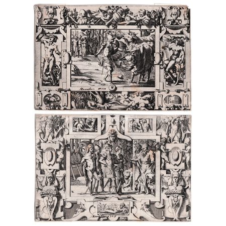 René Boyvin (1525 - ca. 1580) 
Storia di Giasone 
 