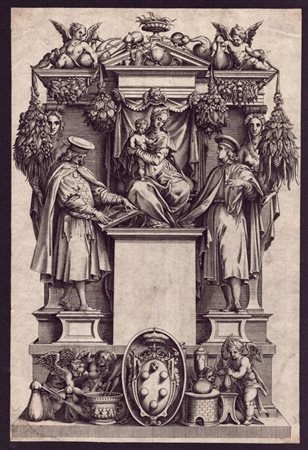  
Frontespizio del Ricettario fiorentino di nuovo illustrato 1597
 