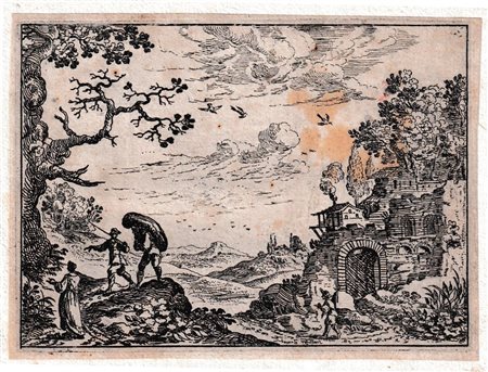 Frédéric Scalberge (fl. 1627 - 1640) 
Paesaggio con rovine 
 