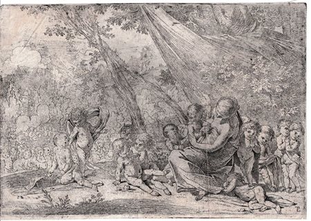 Pietro Testa (1612 - 1650) 
Il giardino della Carità 
 