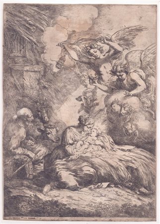 Bartolomeo Biscaino (Genova, 1629 - 1657) 
Natività 
 
