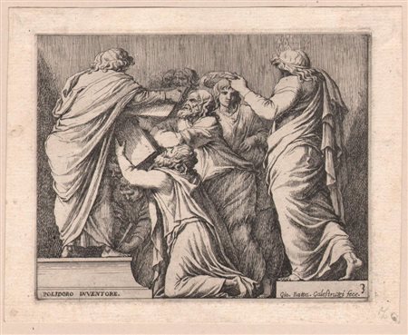 Giovanni Battista Galestruzzi (1615 - 1669) 
Quattro sonetti da Polidoro da Cravaggio 
 