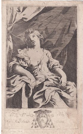 Giovanni Andrea Sirani (Bologna, 1610 - Bologna, 1670) 
Lucrezia 
 