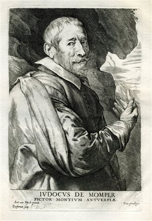 Lucas Vorsterman (1595 - 1675) 
Iudocus de Momper, da Anton van Dyck 
 
