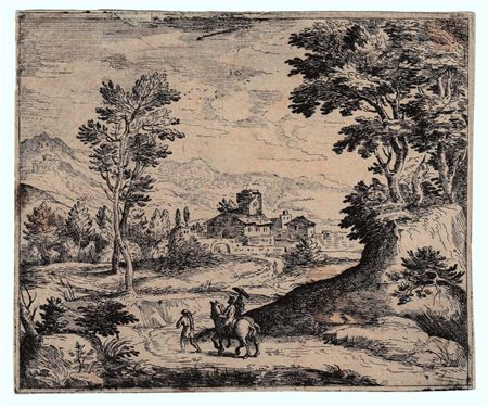 Giovanni Francesco Grimaldi (1606 - 1680) 
Paesaggio 
 