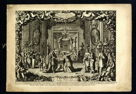 Jean Le Pautre (1618 - 1682) 
Différents dessins d'alcôves 
 