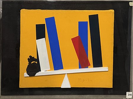 ALDO MONDINO, "Bilancia", anni '70