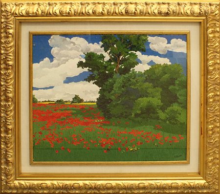 ALVARO, "Campo di papaveri", anni 2000