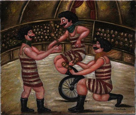 SALVATORE LOMBARDO, "Giocolieri", anni 2000