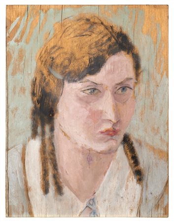 Pio Semeghini "Buranella" 1936
olio su tavola
cm 33,33x26
Firmato e datato 36 in