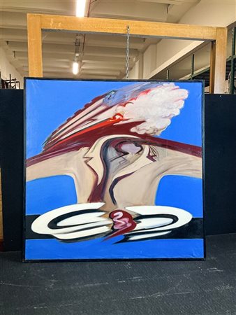 Tino Vaglieri "Piattorotto e incendio di casa nuova al confine della città" 1971