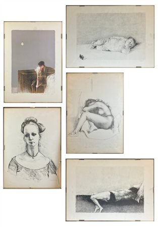 Cappelli - Messina - Annigoni
cinque litografie di soggetti diversi
cm 70x50
fi