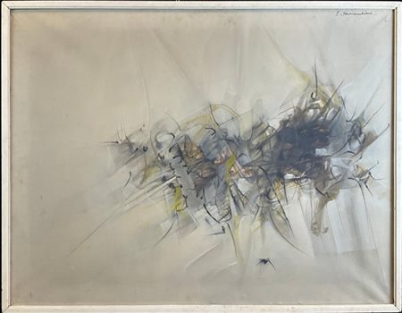Edoardo Franceschini "Senza titolo" 1960
olio su tela
cm 70x90
firmato in alto a