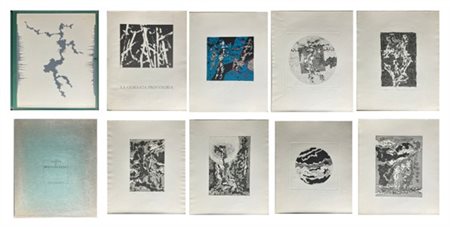 Gianni Brusamolino "Acqueforti di Brusamolino" 
cartella editoriale contenente d