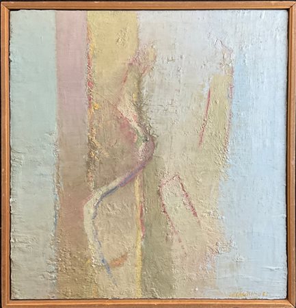 Pierluigi Lavagnino "Tralcio" 1983
olio su tela
cm 45x43,5
firmato e titolato in