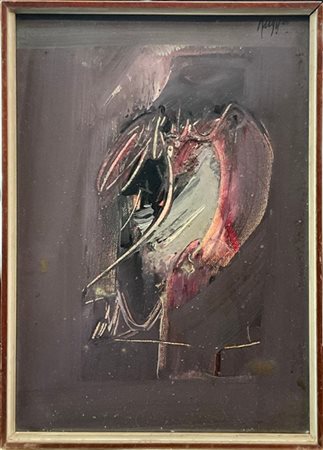 Piero Ruggeri "Testa" 
olio su tela
cm 34,5x25
firmato in alto a destra; titolat