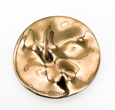 Giò Pomodoro "Forma in tensione" 1999 - 2020
scultura multiplo in bronzo lucido