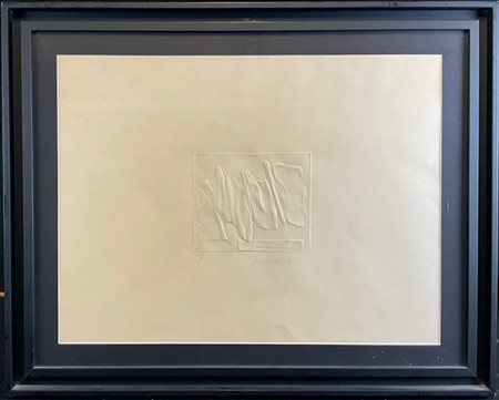 Giò Pomodoro "Senza titolo" 1964
calcografia
cm 47,5x63
firmata, numerata III/X