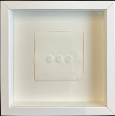 Turi Simeti "Senza titolo" 1979
calcografia
cm 12x12
firmata e numerata 26/50 in