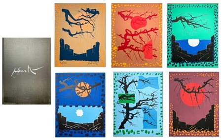 Cesare Peverelli "Tournesol" 1972
cartella editoriale contenente sei serigrafie