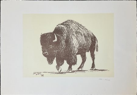Henry Moore (After) "Il Bisonte" 1999
tiratura postuma di una litografia del 19