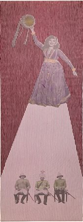 Florencia Martinez "Senza titolo" 
tecnica mista e stampa a getto di inchiostro