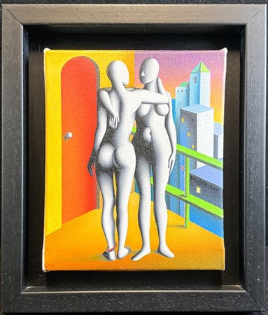 Kostabi Mark "Significantly other" 2010
olio su tela
cm 30x25
firmato e datato i