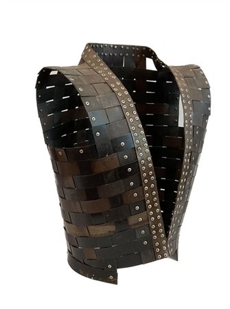 JEAN CLAUDE SAUDOYEZ "Armatura" 
scultura in bronzo
cm 57,5x44 (difetti)

Proven