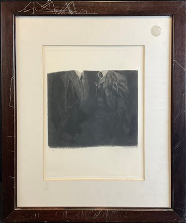 Andrea Boyer "Senza titolo" 
puntasecca
Lastra cm 39,5x29,5
foglio misure visibi