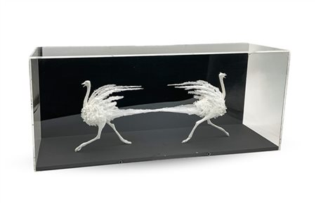 L'Orma (Lorenzo Mariani) "Ostrichirtso" 2018
scultura di carta
cm 26,5x63x18,5
f