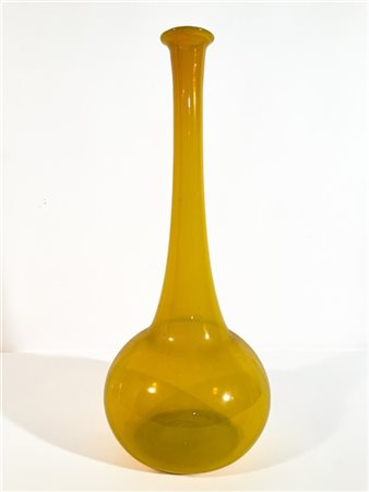 Fratelli Toso (Attribuito)
Grande vaso bulbiforme a collo stretto in vetro soffi