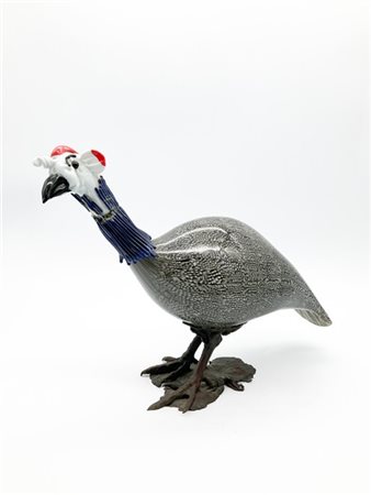 Toni Zuccheri (Attribuito)

"Fagiano"
Vetro soffiato a murrine e paste vitree bl