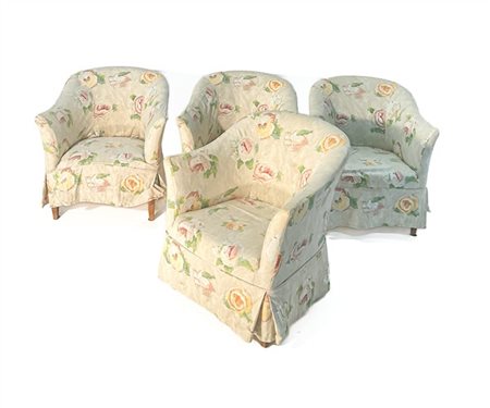 Antonio Citterio (1950) e Paolo Nava (1943) Quattro poltroncine modello "Doralic