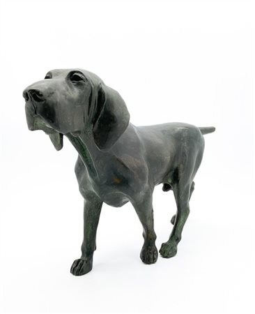 Cesare Rabitti "Segugio" 
multiplo in bronzo (cm 32x51x18) 
firmato e numerato s