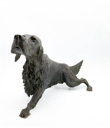 Cesare Rabitti "Segugio" 
multiplo in bronzo (cm 25x58x20) 
firmato e numerato s