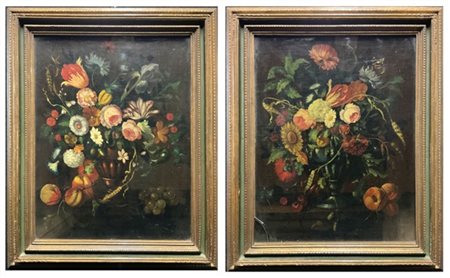 Ignoto

Coppia di dipinti ad olio su tela applicata su cartone raffiguranti "Co