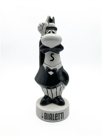 Gadget pubblicitario raffigurante l'iconico "Omino coi baffi' testimonial della