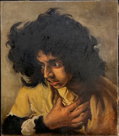 M. Marinelli "Ritratto virile" 1894
olio su tela (cm 56x49) 
firmato e datato in